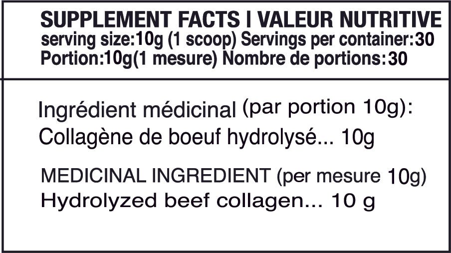 Collagen Bovin Hydrolysé - Dioafitness