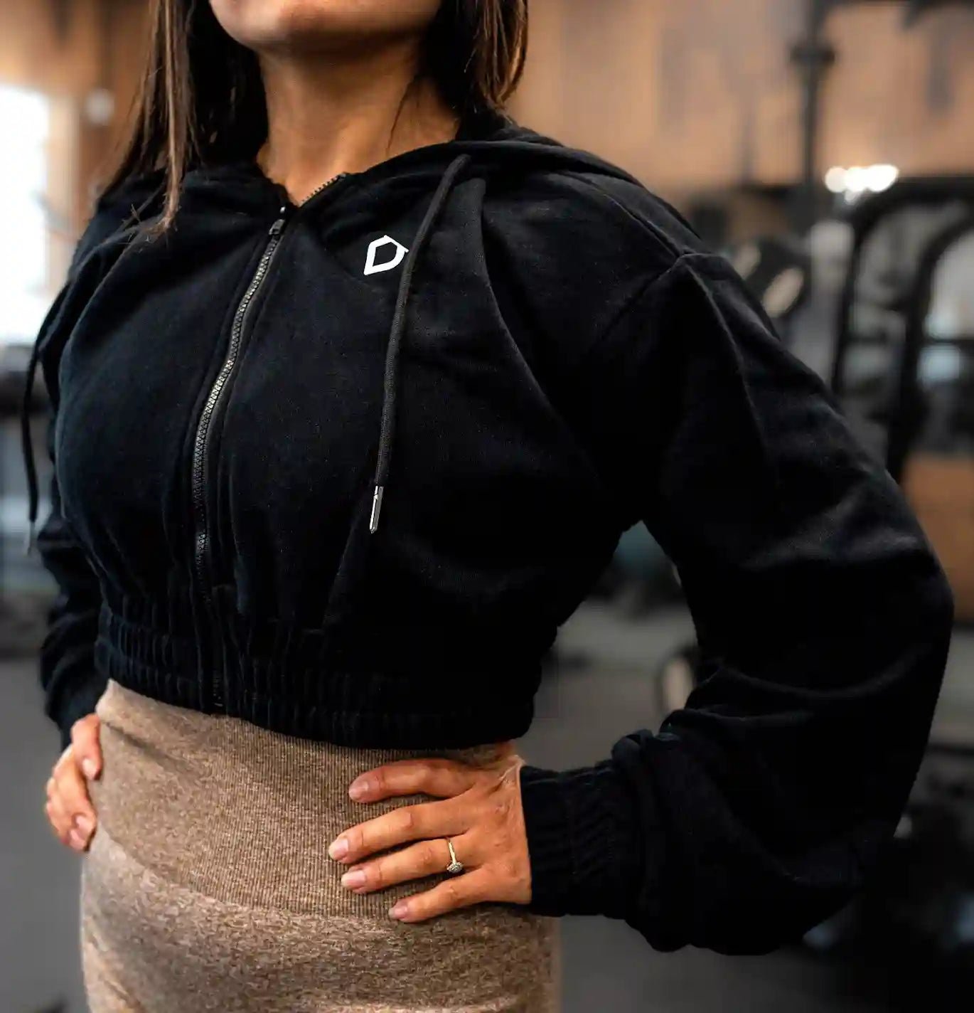 Dioa Fitness Apparel - Hoodie Crop top - Dioafitness
