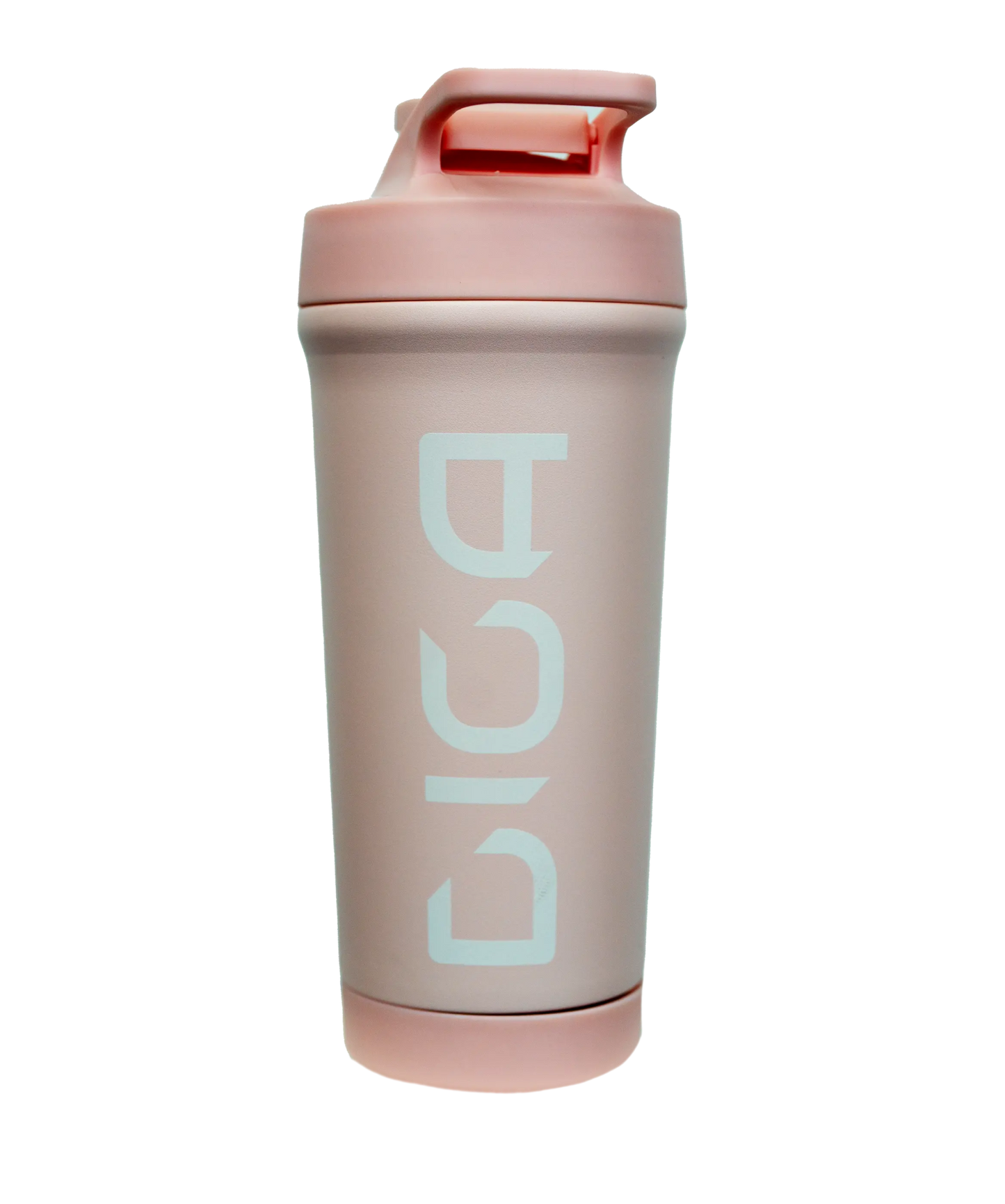 steel shaker bottle, Dioa fitness, pink color - Dioafitness
