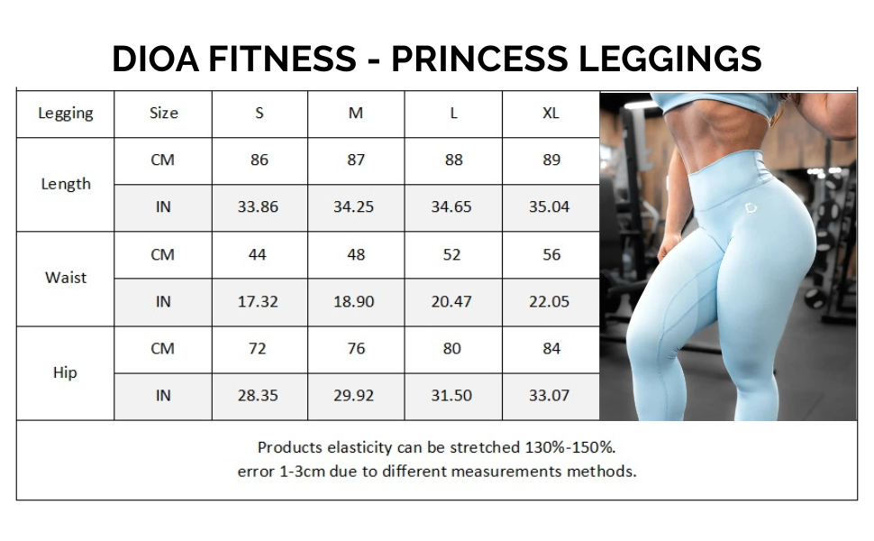 Dioa Fitness Apparel - Princess Leggings