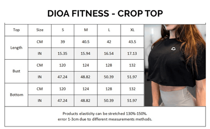 Dioa Fitness Apparel - Chandail Crop Top - Dioafitness