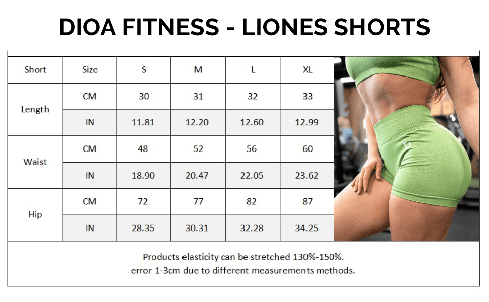 Dioa Fitness Apparel - Short Lionnes - Dioafitness